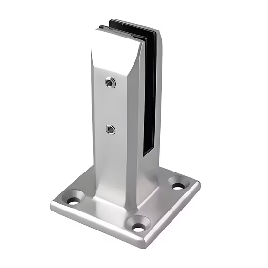 Abrazadera de cristal con mejores ventas de las espitas de barandilla de cristal de la cerca de la piscina del acero inoxidable