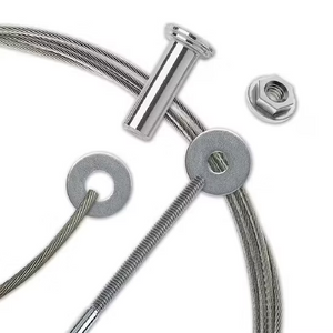 Barandilla de cable de acero inoxidable con tubo redondo de tubo cuadrado 304 316