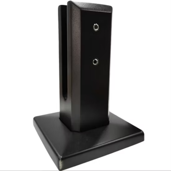 Sistema de balaustrada de vidrio sin marco para piscinas con soportes de espiga de acero inoxidable 316